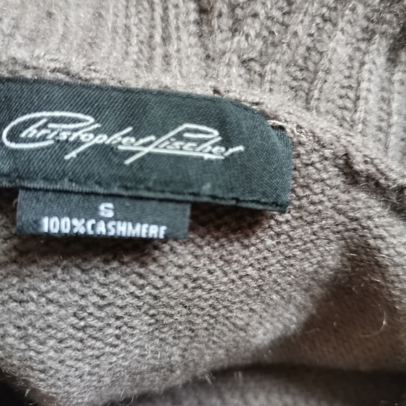 Christopher Fisher 100%cashmere sweater. Size Small. - Picture 7 of 9